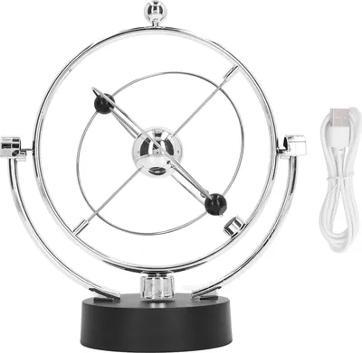 Obrázek produktu pro Perpetuum mobile Swing Ball Electronic Solar System Magnetic Energy Orbit Desktop Orament