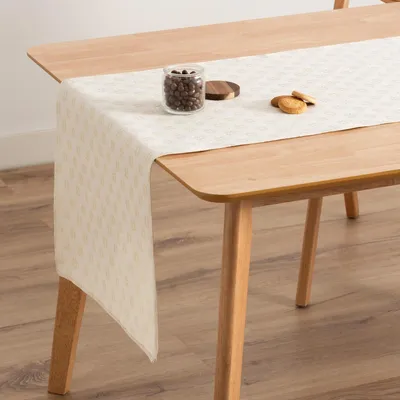 Tafelloper Jacquard Goldfaden 45x135 cm Weihnachten