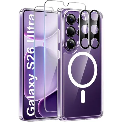 Produktbild von 5in1 Schutzglas (Display + Kamera) für Samsung Galaxy S26 Ultra Panzerfolie 9H