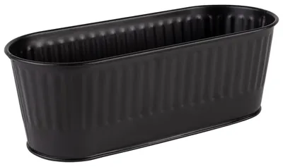 Besteckschale aus Edelstahl, 29,5x12 cm, 2 Liter, spülmaschinengeeignet