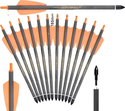 Obrázek produktu pro Šípy do kuše, délka 7,5 palce, velikost balení 36 kusů, 7,5 palce oranžová 36ks