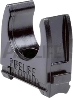 Produktbild von Pipelife Klemmschelle für Installationsrohre, Ø40mm, schwarz, halogenfrei, 1 Stk.