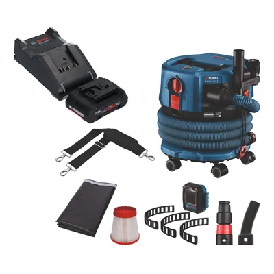 Produktbild von Bosch GAS 18V-12 MC Professional Akku Staubsauger BITURBO Brushless + 1x ProCore Akku 4,0 Ah + Ladegerät + Zubehör