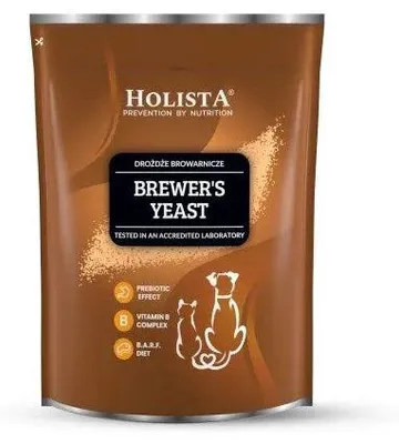 Zdjęcie produktu dla HOLISTA Drożdże piwne - suplementy dla psów i kotów - 800 g