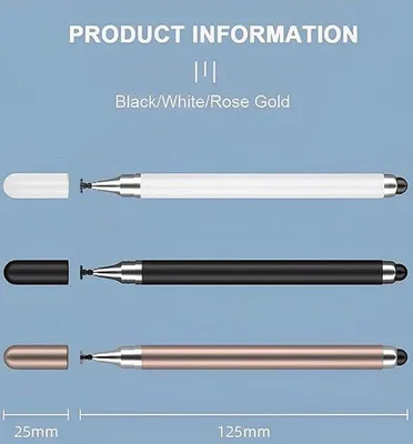 Image de Stylet facile à utiliser pour tablettes, iPad Mini, iPad Pro, iPad Air, smartphones et Galaxy 3