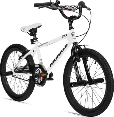 Produktbild von Bergsteiger Monaco 20 Zoll BMX, Kinderfahrrad, geeignet für 6, 7, 8, 9 Jahre, Freestyle, 4 Stahl Pegs, Kettenschutz, Freilauf