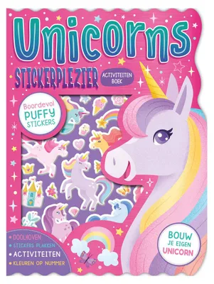 Produktbild von Unicorns Stickerplezier Stickerboek