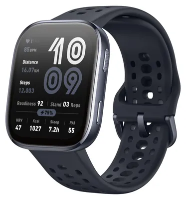 Zdjęcie produktu dla Amazfit Bip 6 Black, 5 cm (1.97"), AMOLED, Ekran dotykowy, 512 GB, GPS, 27,9 g