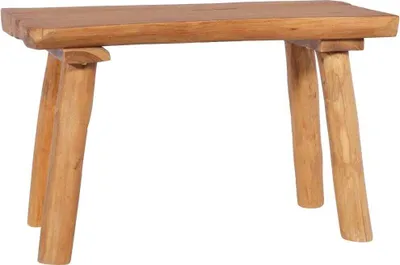 Produktbild von Gartenbank aus Teak 80 x 46 x 40 cm