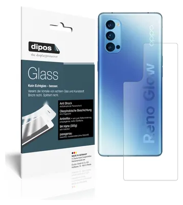 Zdjęcie produktu dla 1x Folia ochronna na tył Oppo Reno 4 Pro matowa - folia Anti-Shock 9H z tworzywa sztucznego dipos Glass