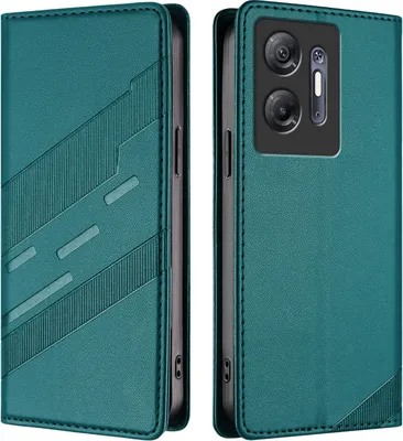 Obrázek produktu pro Pouzdro pro Infinix Hot 30 5G,Polyuretankožené peněženkové pouzdro s přihrádkou na karty a funkcí stojánku Grün