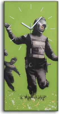Produktbild von Wandkunst Leinwand Bild Uhr Geräuschlos Kunstdruck 30x60 Bohnenfeld - weiße Hände