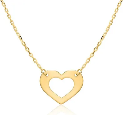 Produktbild von Damenkette Herz von Unique aus 9-karätigem Gold