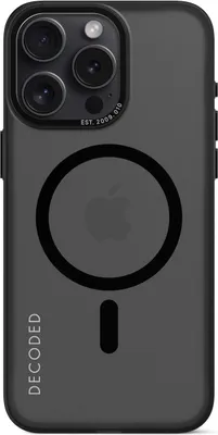 Zdjęcie produktu dla Decoded D24IPO15PMBCT2FK, Pokrowiec, Apple, iPhone 15 Pro Max, 17 cm (6.7"), Czarny, Przezroczysty