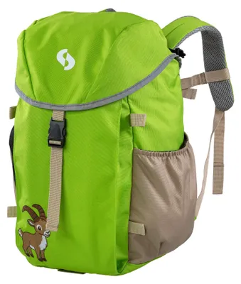 Image de Sac à dos pour enfant SCHNORR 14 L vert pomme et sable avec housse de pluie