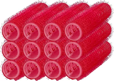 Produktbild von PONIK’S Lockenwickler Klein – Haarrollen 13mm Set 6 Stück & Kleine Lockenwickler Für Kurze Haare – Haarwickler Selbsthaftend Für Heatless Curls, Locken Ohne Hitze, Rot