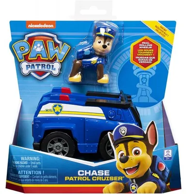 Image de Pat patrouille chase avec son camion de police - figurine chien policier - spin master - 20114321