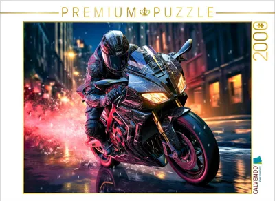 Produktbild von CALVENDO Puzzle Motorräder | 2000 Teile Lege-Größe 90x67cm Foto-Puzzle für glückliche Stunden