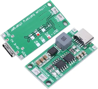 Imagen del producto de Módulo de carga para baterías de litio (Li-ion), placa de carga de batería, modelo DDTCCRUB, 2S2A