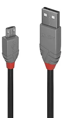 Produktbild von LINDY USB 2.0 Kabel Typ A/Micro-B Anthra Line M/M 3m