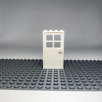 Produktbild von LEGO® 1x4x6 Türen Weiß und weißer Rahmen für Haus, Gebäude NEU! Menge 50x