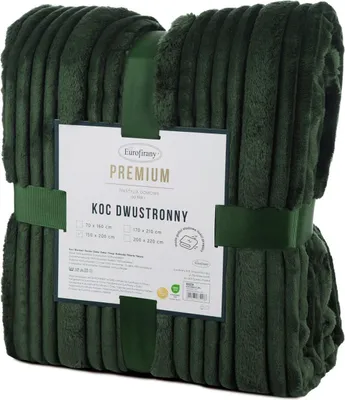 Produktbild von EUROFIRANY | Wohndecke - Decke - 200 x 220 cm - grüne Kuscheldecke - kuschelig weich