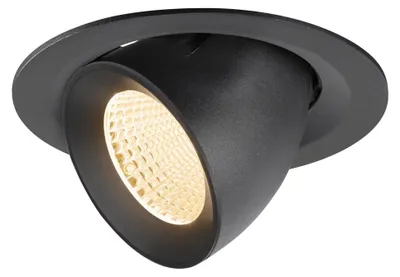 Productafbeelding van Inbouwspot Numinos Gimble M zwart 2700K - 40gr