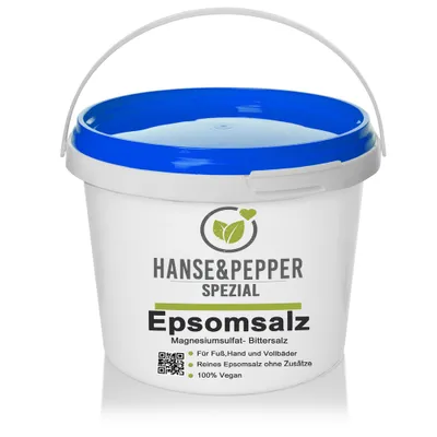 Produktbild von 5kg Bittersalz Magnesiumbäder Epsomit Pharmaqualität - Premium Serie