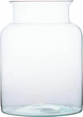 Immagine prodotto di Ecoglassworks Krugvase Bo-se, Dekovase, Blumenvase, Glasvase, Recyceltes Glas, Transparent, 25 cm, W-332