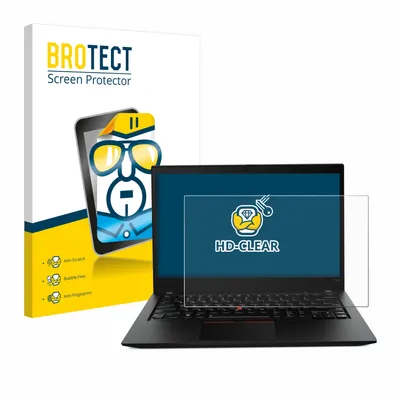 Produktbild von Für Lenovo ThinkPad T14s Gen 1 Schutzfolie BROTECT Displayschutz Display Schutz Folie Klar Transparent