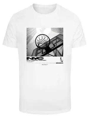 Immagine prodotto di Mister Tee - Maglietta da uomo "NYC Ballin" TN2384 (XS) (Bianca)