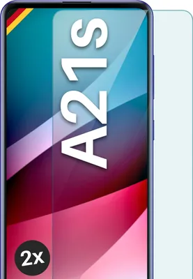 Produktbild von Glas Schutzfolie für Samsung Galaxy A21s, Stückzahl:2er Set