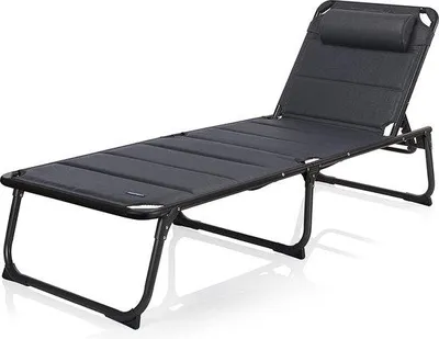Produktbild von Sonnenliege für Garten, Terrasse und Balkon / Gartenliege \ Sonnenliege, Liegestuhl, Gartenstuhl, tragbarer Strandstuhl