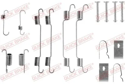Produktbild von QUICK BRAKE 105-0722 Zubehörsatz, Bremsbacken x