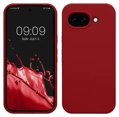 Produktbild von kwmobile Handyhülle für Google Pixel 10a Hülle - Case Silikon - Kabelloses Laden - Schutzhülle Cover in Rhabarber Rot