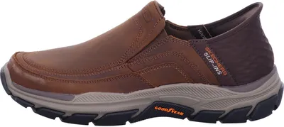 Zdjęcie produktu dla Męskie buty wsuwane Skechers Respected Elgin brązowe