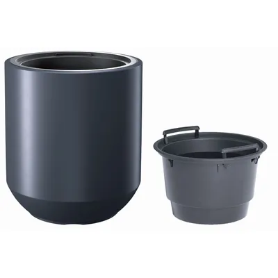 Produktbild von Sleek Planter with Smooth Surface and Elevated Tapered Base - Available in Multiple Colors