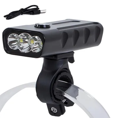 Zdjęcie produktu dla Verk 14264 Przednia lampka rowerowa LED CREE XM-L T6 x 3