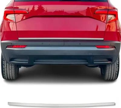 Image de Garniture de Hayon Coffre pour Skoda Karoq 2017-2021 acier inox