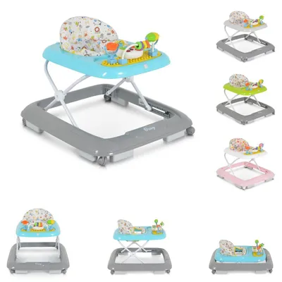 Produktbild von Moni Lauflernhilfe Bravy mit Spielcenter, klappbar, Spielbrett, Musik, Stopper blau