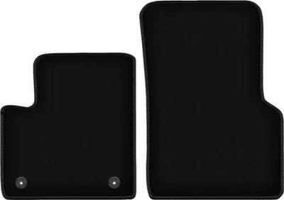 Image de Wielganizator Tapis avant de sol velours sur-mesure pour Renault Espace III (1996-2002, monospace) noir, jeu 2 pièces, fixations