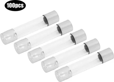 Produktbild von 100pcs 250V Glasröhrensicherung Flinke Sicherung Zubehör für Stromkreisschutz 6 x 30mm