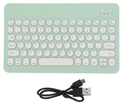 Immagine prodotto di Tastiera wireless, connessione stabile, cellulare, tablet, laptop, accessori per iOS, Android, Windows, verde