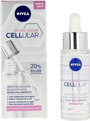 Produktbild von Nivea, Cellular Expert Filler Redensifying Serum, Gesichtsserum, 30 ml, Hyaluronsäure, Anti-Aging