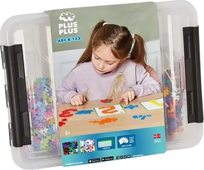Obrázok produktu pre Plus Plus konstruktorius, ABC+123, 2000 det.
