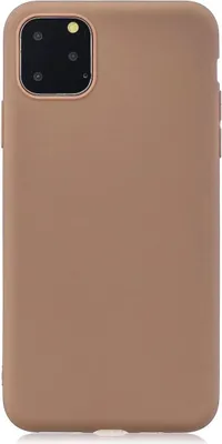 Produktbild von König Design Hülle kompatibel mit Apple iPhone 13 Pro Kunststoff Soft Handyhülle - Handy Case Braun
