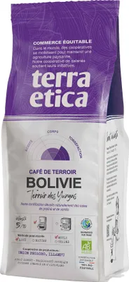 Produktbild von 100 % ARABICA-KAFFEE, GEMAHLEN, BOLIVIEN, FAIRTRADE, , 250 g – TERRA ETICA