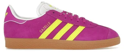 Obrázok produktu pre adidas Gazelle, farba: fialová s žltými detailmi (dámska), veľkosť: EU 42 2/3