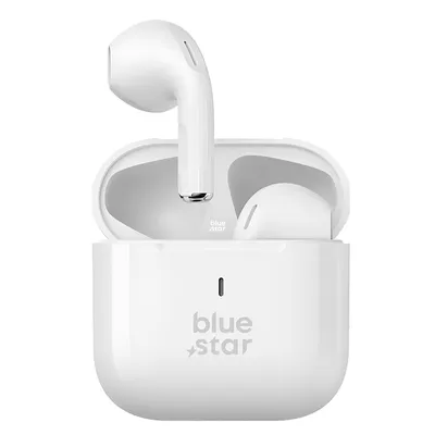 Productafbeelding van Blue Star, Bluetooth-hoofdtelefoon met geïntegreerde microfoon, touchbediening, wit