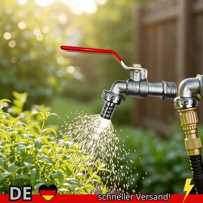 Produktbild von 1 2 Zoll Garten Bewässerung Messing Wasserhahn IBC Tank Einzigen Auslass